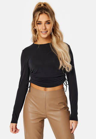 Free L/S Ruching Top