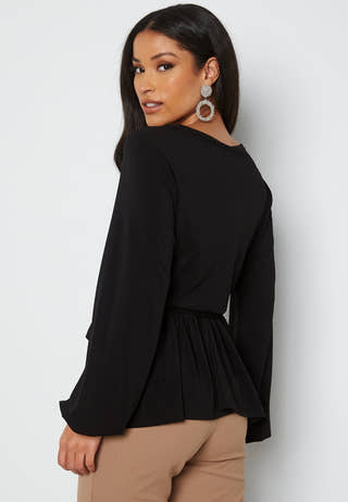 Furious Glitter Wrap Top