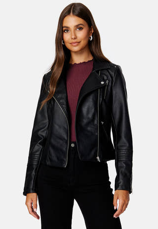 Gemma Faux Leather Biker