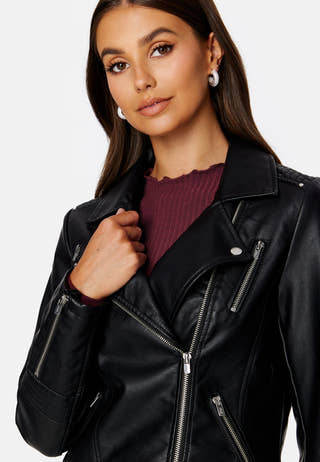 Gemma Faux Leather Biker