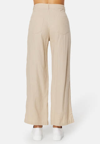 Hope-Caro HW Wide Linen Blend Pant