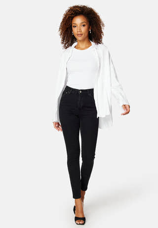 Iconic HW Long Ankle Denim