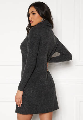 Jana L/S Cowlnck Dress