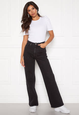 Juicy HW Black Wide Leg Jeans