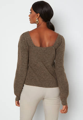 Karinna L/S Squareneck Pullover