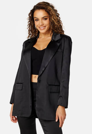 Lana-Mayra Satin Blazer