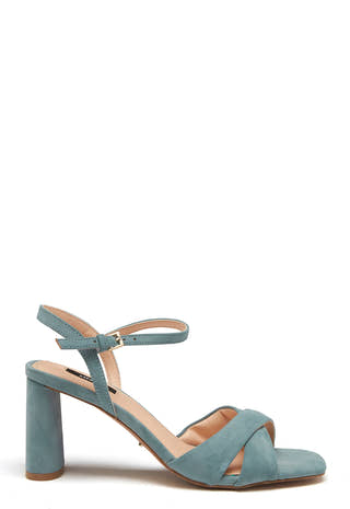 Lava Nubuck PU Heeled