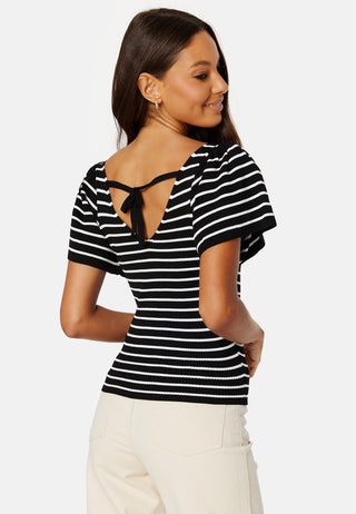 Onllleelo Stripe Back Pullover Knit