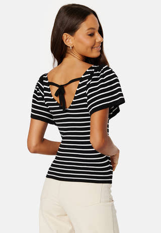 Onllleelo Stripe Back Pullover Knit