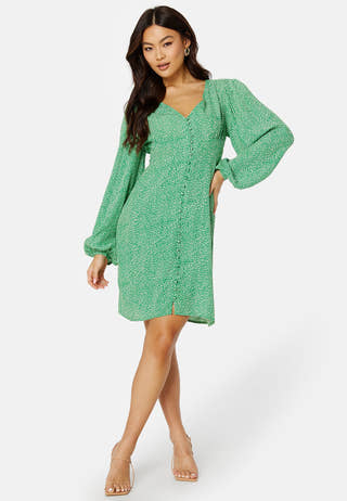 Leonora L/S V-Neck Dress