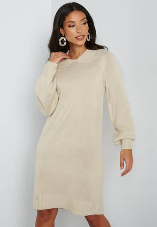 Lexa L/S Collar Dress Knit