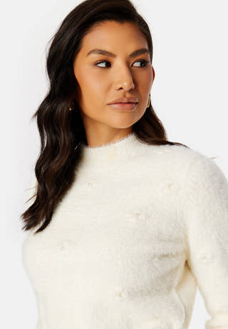 Madelyn LS Pearl High Neck