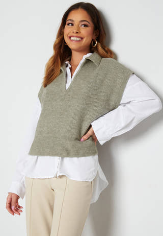 Mayse Polo Knit Pullover