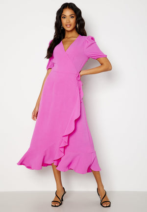 Mette SS Wrap Midi Dress