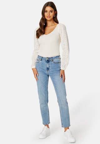 Nadia LS Wrap V-Neck Knit