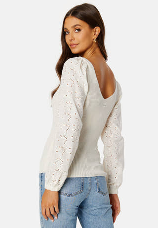 Nadia LS Wrap V-Neck Knit