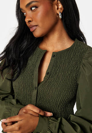 New Aspen LS Smock Top