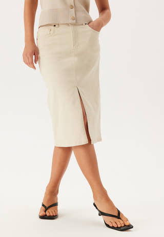 Objellen Mw Midi Twill Skirt