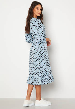 Oliva Wrap Midi Dress