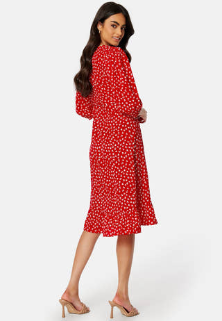 Oliva Wrap Midi Dress