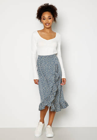 Olivia Long Wrap Skirt