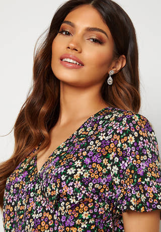 Olivia S/S Wrap Dress