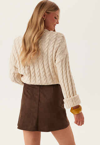 Onlamazing-stina Faux Suede Skirt