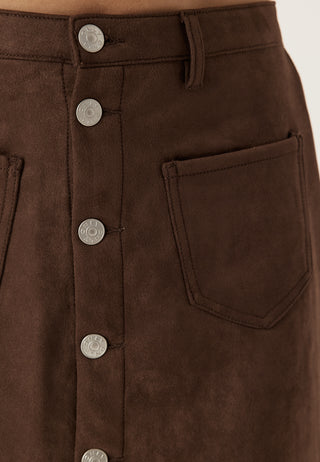 Onlamazing-stina Faux Suede Skirt