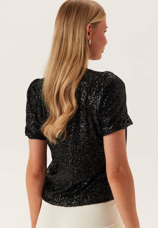 Onlana S/S LOOSE SEQUINS TOP