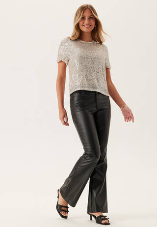 Onlana S/S LOOSE SEQUINS TOP