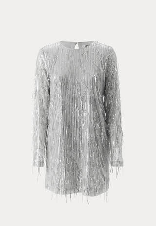 Onlanika Spacy Ls Short Dress