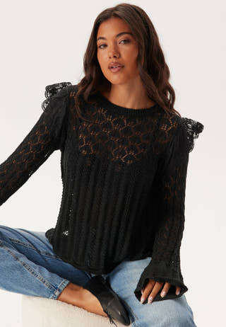 Onlashley Ls O-neck Mix Knt