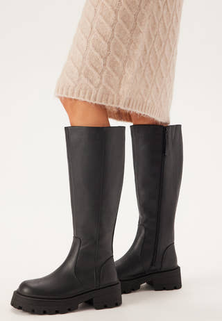 Onlbanyu-9 Pu High Chunky Boot