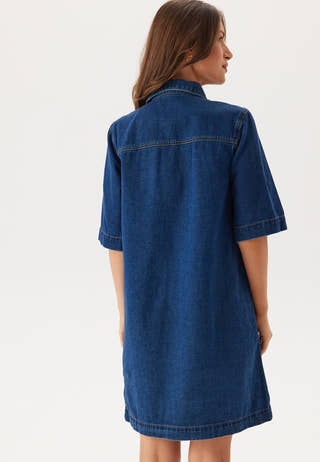 Onlbelle S/S BUTTON DRESS DNM