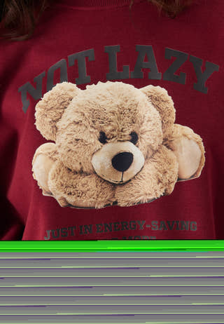 Onlbila L/S BEAR O-NECK SWT