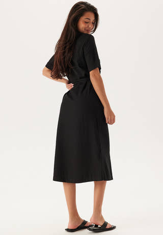 Onlcaro S/S LINEN BL BELT DRES