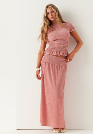 Onlcelle Life Cap Smock Boatneck Top