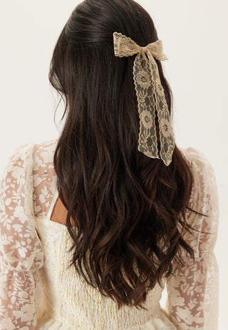 Onleloise Lace Bow Hairclip
