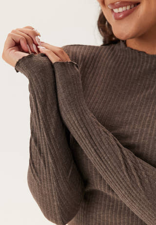 Onlemma L/S High Neck Top