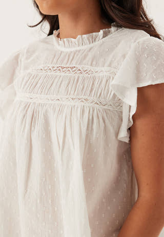 Onlkatti S/S Dobby Top