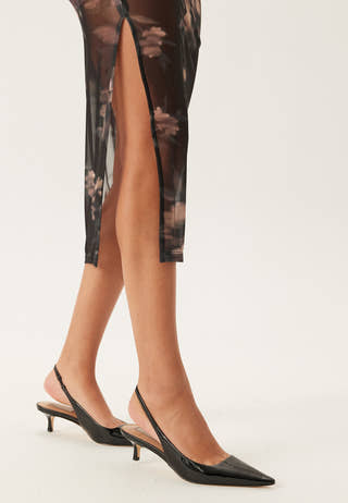 Onlkaya Life Ls Midi Mesh Dres