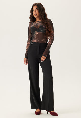 Onlkaya Life Ls Ruching Mesh T