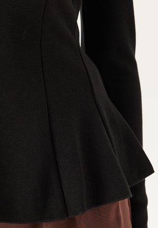 Onlkenya L/S PEPLUM TOP JRS PE