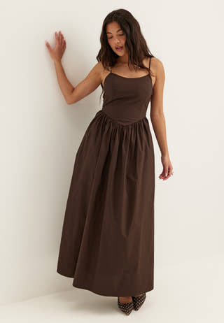 Onllikara Strap Waist Long Dress