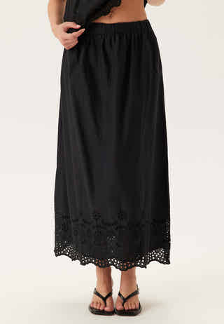 Onllou Life Emb Long Skirt