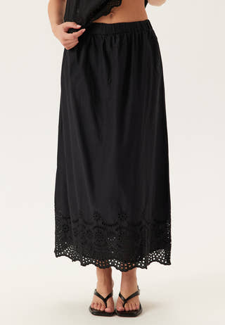 Onllou Life Emb Long Skirt