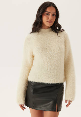 Onllulu Ls Rib Highneck Cc Knt