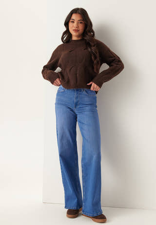 Onlmadison Blush Hw Wide Dnm