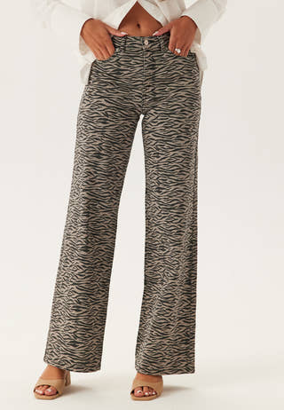 Onlmadison Hw Wide Animal Pant