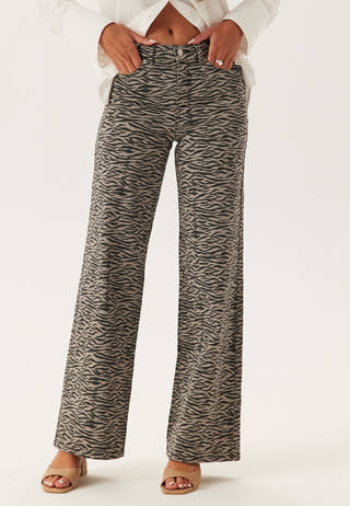 Onlmadison Hw Wide Animal Pant